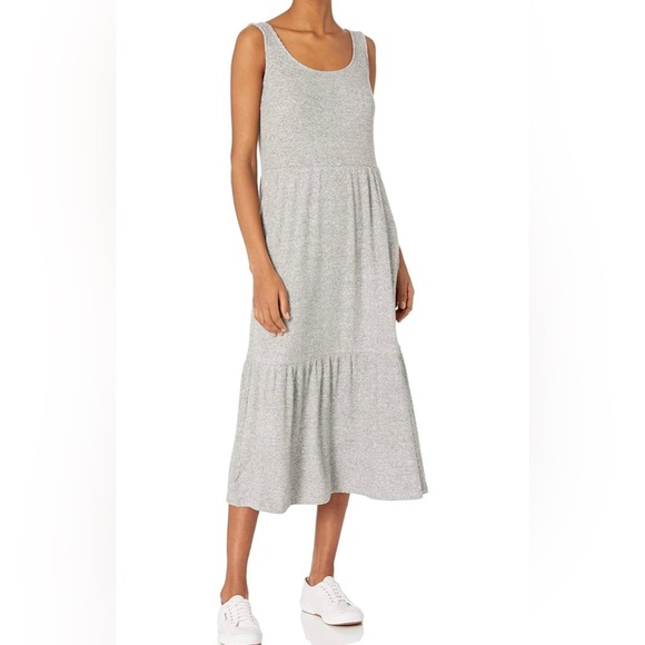 Dresses & Skirts - Essentials Women's Cozy Knit Rib Sleeveless Tiered Maxi Dress
